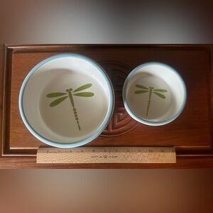 Castlmere Ceramic bowls - Dragonfly pattern